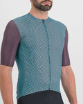 SPORTFUL jersey de manga corta - CHECKMATE - azul/púrpura