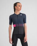 SPORTFUL jersey de manga corta - SNAP - negro/azul
