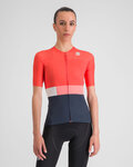 SPORTFUL jersey de manga corta - SNAP - rojo/azul