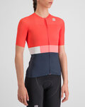 SPORTFUL jersey de manga corta - SNAP - rojo/azul