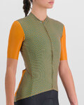 SPORTFUL jersey de manga corta - CHECKMATE - marrón/amarillo