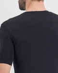 SPORTFUL Camiseta de manga corta - MERINO LAYER - negro