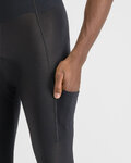SPORTFUL pantalones largos con tirantes - SUPERGIARA - negro