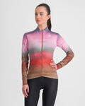SPORTFUL maillot de invierno de manga larga - FLOW SUPERGIARA THERMAL - rosa/marrón