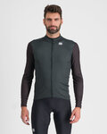 SPORTFUL maillot de invierno de manga larga - CHECKMATE THERMAL - negro/verde