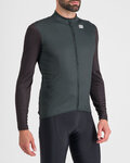 SPORTFUL maillot de invierno de manga larga - CHECKMATE THERMAL - negro/verde