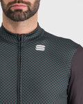 SPORTFUL maillot de invierno de manga larga - CHECKMATE THERMAL - negro/verde