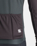 SPORTFUL maillot de invierno de manga larga - CHECKMATE THERMAL - negro/verde