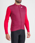 SPORTFUL maillot de invierno de manga larga - CHECKMATE THERMAL - rojo