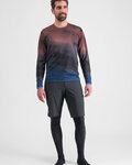 SPORTFUL camiseta de manga larga - FLOW GIARA - granate/azul