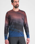 SPORTFUL camiseta de manga larga - FLOW GIARA - granate/azul
