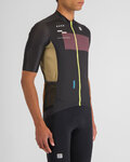 SPORTFUL jersey de manga corta - BREAKOUT SUPERGIARA - negro/marrón