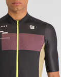 SPORTFUL jersey de manga corta - BREAKOUT SUPERGIARA - negro/marrón