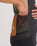 SPORTFUL jersey de manga corta - BREAKOUT SUPERGIARA - negro/marrón