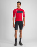 SPORTFUL jersey de manga corta - BREAKOUT SUPERGIARA - rojo/negro