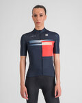 SPORTFUL jersey de manga corta - GRUPPETTO - azul/rojo