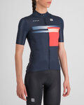 SPORTFUL jersey de manga corta - GRUPPETTO - azul/rojo