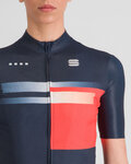 SPORTFUL jersey de manga corta - GRUPPETTO - azul/rojo