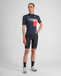 SPORTFUL jersey de manga corta - GRUPPETTO - azul/rojo