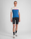SPORTFUL jersey de manga corta - PISTA W - azul/blanco
