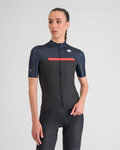 SPORTFUL jersey de manga corta - PISTA - azul/negro