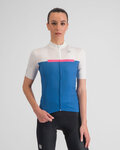 SPORTFUL jersey de manga corta - PISTA - blanco/azul