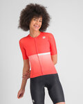 SPORTFUL jersey de manga corta - BOMBER - rojo/blanco