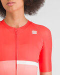SPORTFUL jersey de manga corta - BOMBER - rojo/blanco