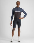 SPORTFUL maillot de invierno de manga larga - PISTA THERMAL - negro/azul
