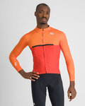 SPORTFUL maillot de invierno de manga larga - PISTA THERMAL - rojo/naranja
