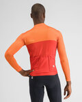 SPORTFUL maillot de invierno de manga larga - PISTA THERMAL - rojo/naranja