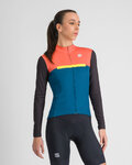SPORTFUL maillot de invierno de manga larga - PISTA THERMAL W - azul/negro/naranja