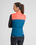 SPORTFUL maillot de invierno de manga larga - PISTA THERMAL W - azul/negro/naranja