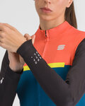 SPORTFUL maillot de invierno de manga larga - PISTA THERMAL W - azul/negro/naranja