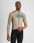 SPORTFUL maillot de invierno de manga larga - BREAKOUT SUPERGIARA THERMAL - verde/azul/naranja