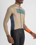 SPORTFUL maillot de invierno de manga larga - BREAKOUT SUPERGIARA THERMAL - verde/azul/naranja