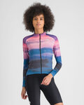 SPORTFUL maillot de invierno de manga larga - FLOW SUPERGIARA THERMAL W - azul/rosa