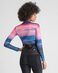 SPORTFUL maillot de invierno de manga larga - FLOW SUPERGIARA THERMAL W - azul/rosa