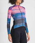 SPORTFUL maillot de invierno de manga larga - FLOW SUPERGIARA THERMAL W - azul/rosa