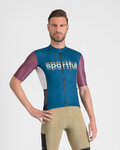SPORTFUL jersey de manga corta - SUPERGIARA LOGO - azul/granate
