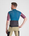 SPORTFUL jersey de manga corta - SUPERGIARA LOGO - azul/granate