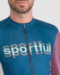 SPORTFUL jersey de manga corta - SUPERGIARA LOGO - azul/granate