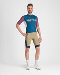 SPORTFUL jersey de manga corta - SUPERGIARA LOGO - azul/granate