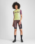 SPORTFUL jersey de manga corta - SUPERGIARA LOGO W - amarillo/granate