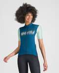 SPORTFUL jersey de manga corta - SUPERGIARA LOGO W - azul/verde