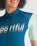 SPORTFUL jersey de manga corta - SUPERGIARA LOGO W - azul/verde