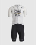 SPORTFUL monos - FAST NOT FUN - blanco/negro