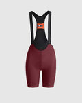 SPORTFUL pantalones cortos de tirantes - COLORFUL PULSE W - rojo