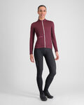 SPORTFUL maillot de invierno de manga larga - CLASSIC THERMAL W - granate