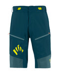KARPOS pantalones cortos sin tirantes - RAPID BAGGY - azul/verde